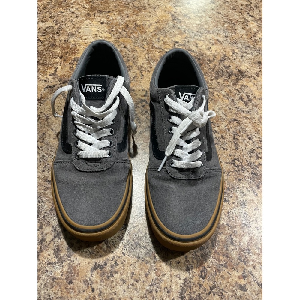 Vans Old Skool Ward Low Top Gray Suede Gum Sole Skate Shoes Mens7.5 - Picture 6 of 10